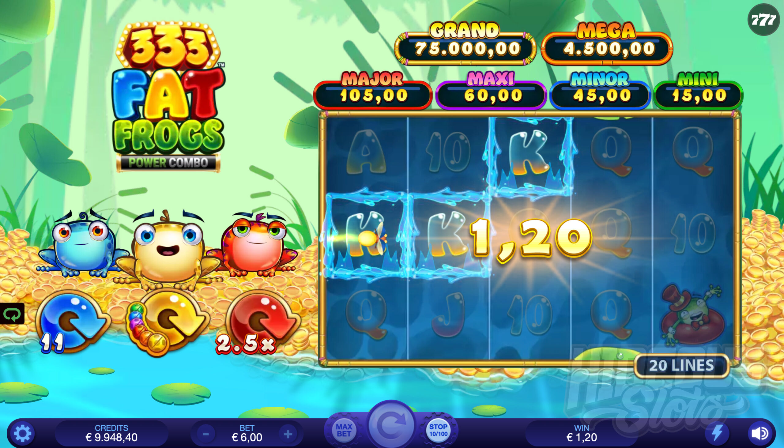 333 Fat Frogs Power Combo Slot Review pic 19